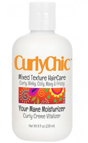 CurlyChic hair care product bottle on a white background
CURLYCHIC Your Mane Moisturizer (8oz)